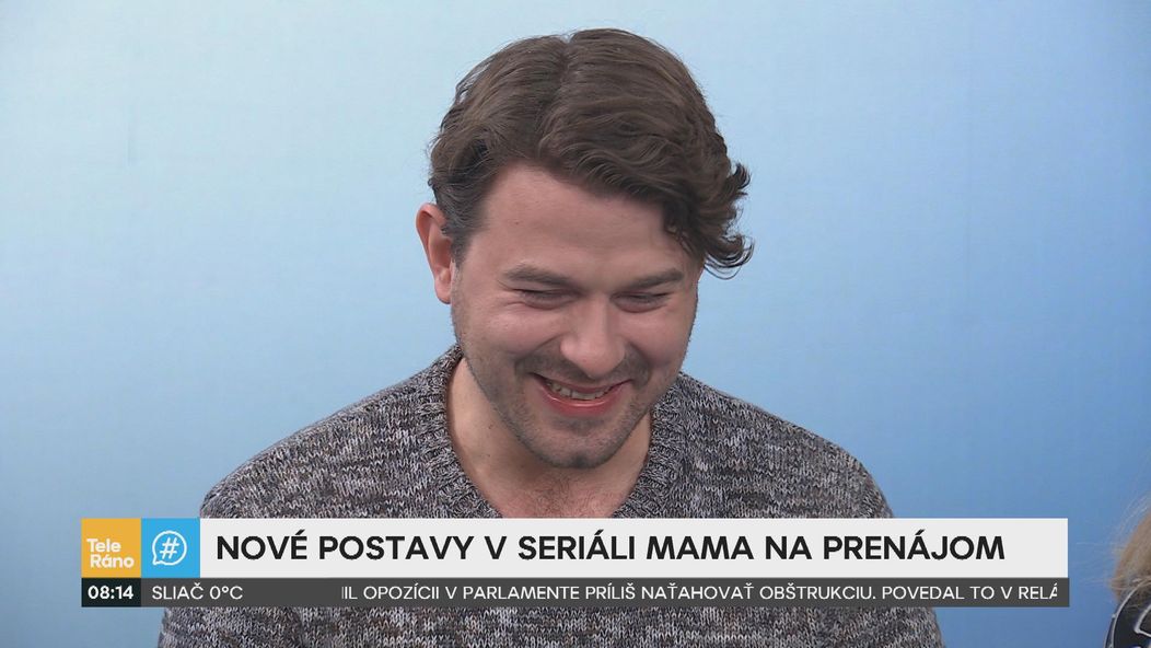 Marta Sládečková, Peter Brajerčík a Richard Autner v Teleráne