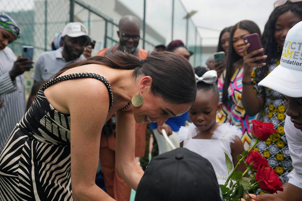 Meghan Markle na turné v Nigérii