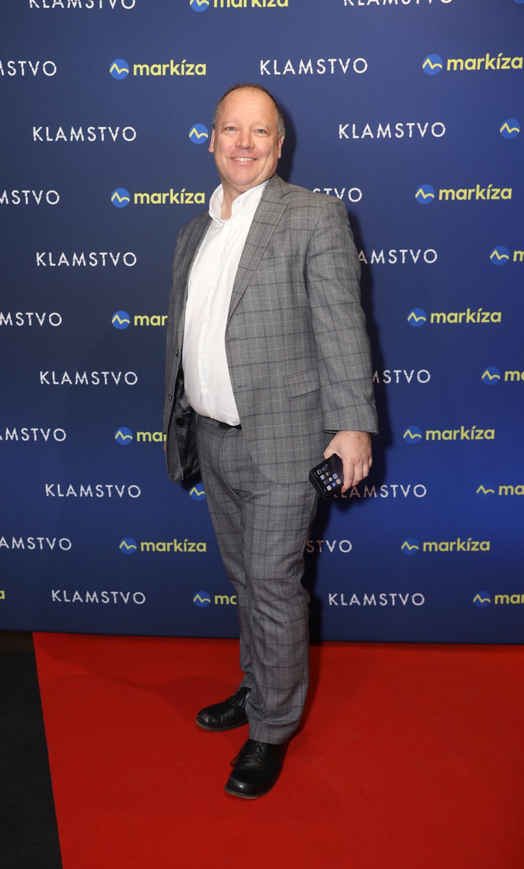 Matthias Settele na premiére seriálu Klamstvo