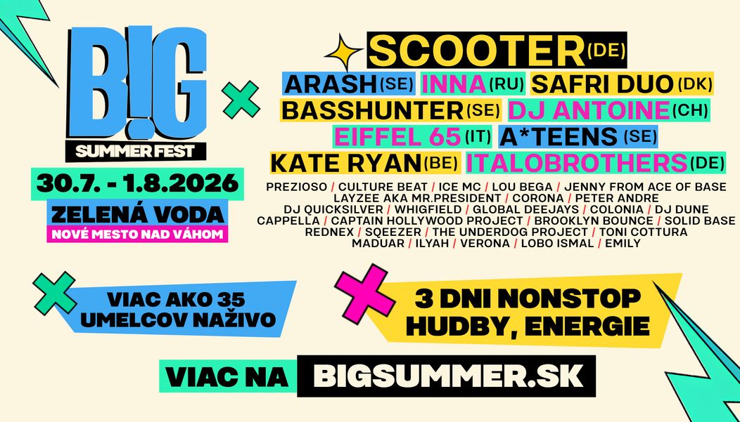 BIG SUMMER FEST sa vracia vo veľkom štýle