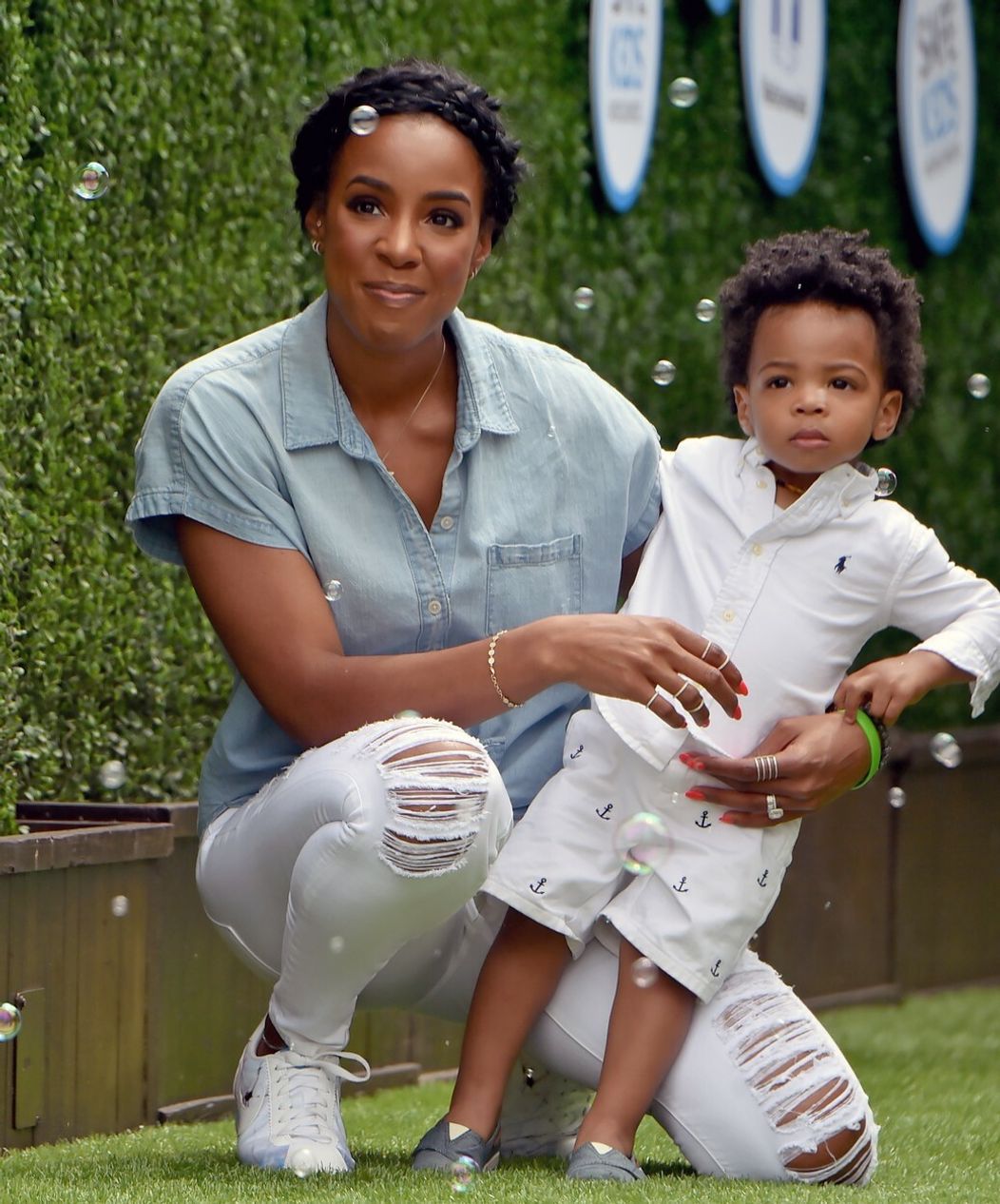 Kelly Rowland so synčekom Titanom