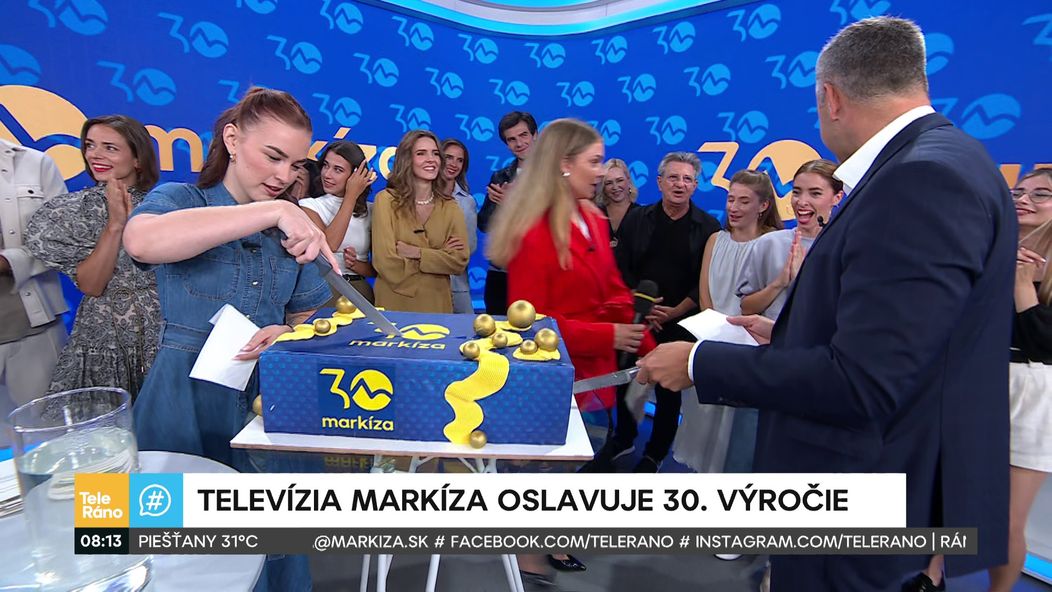 Televízia Markíza oslavuje 30. narodeniny