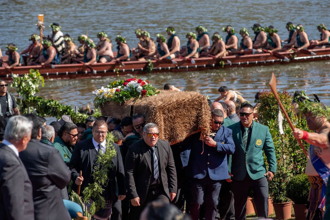 Pohreb maorijského kráľa Tuheitiu