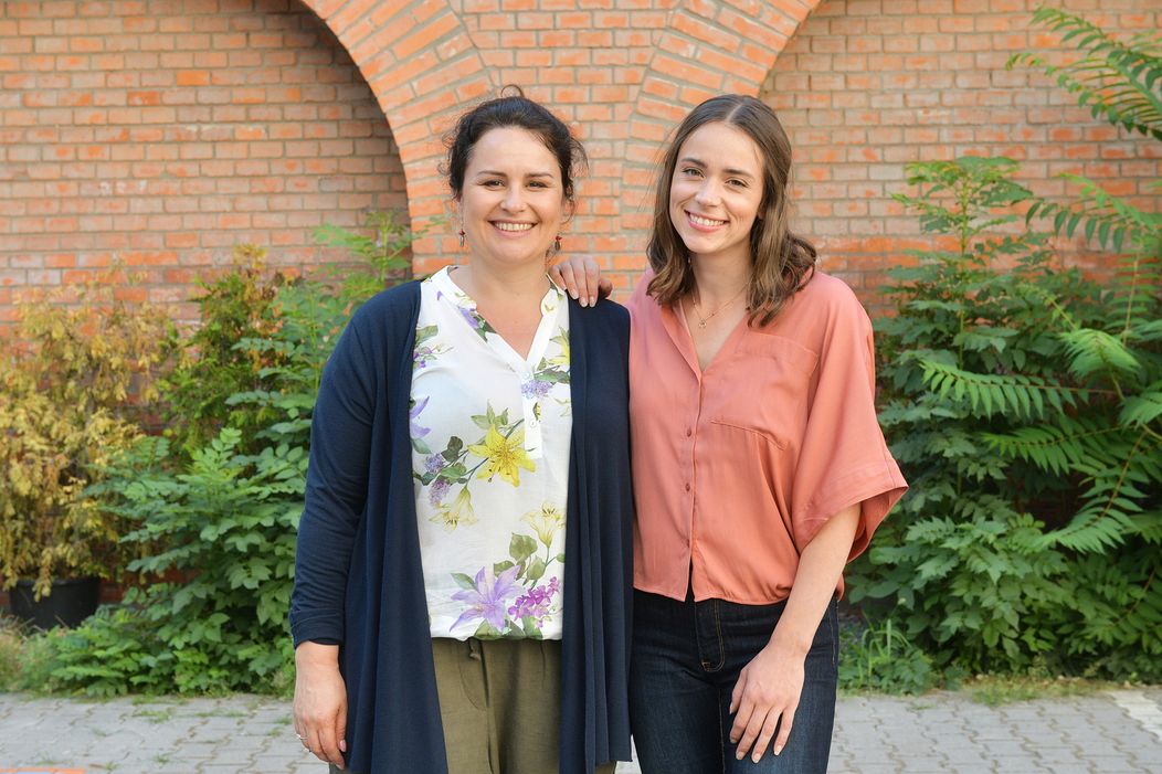 Petra Polnišová a Gabika Marcinková