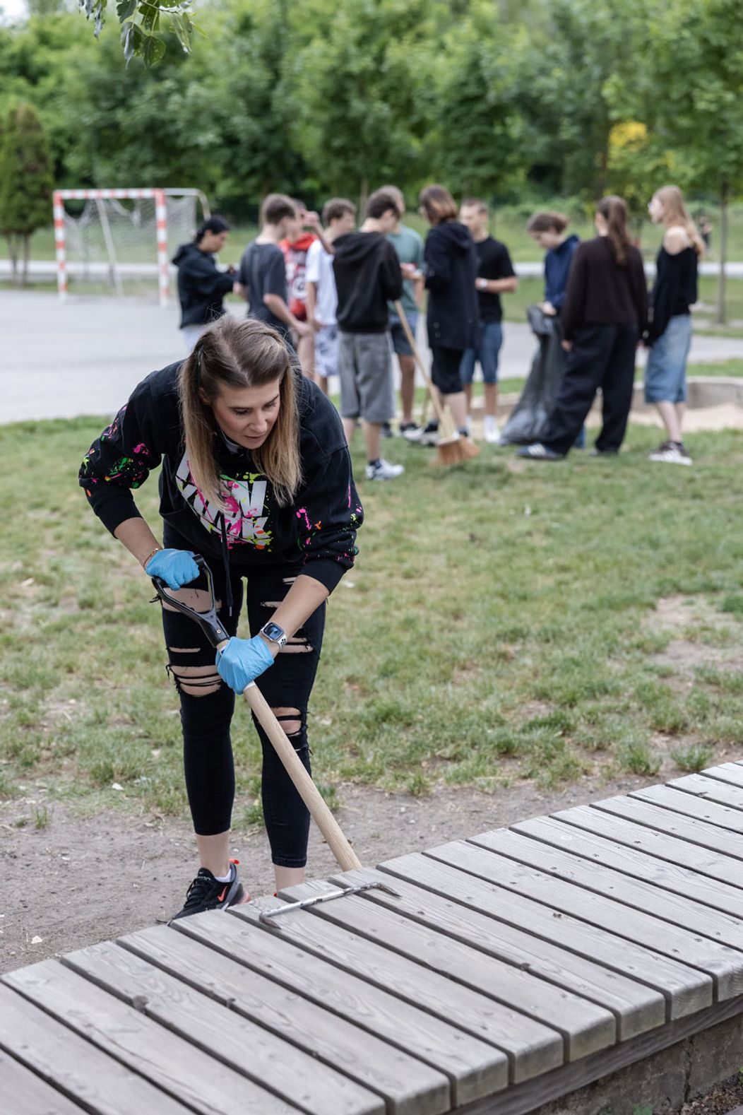 Týždeň pre budúcnosť: Markíza na dobrovoľníckej akcii Naše mesto na ZŠ v Stupave