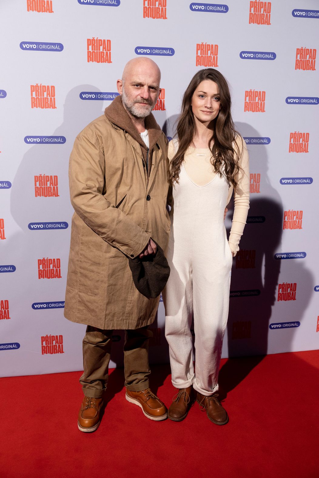 Hynek Čermák a jeho manželka Veronika Čermák Macková na premiére minisérie Prípad Roubal