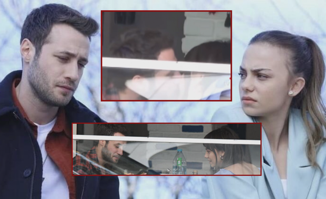 Ozan Dolunay a Bahar Sahin - bozky v reštaurácii