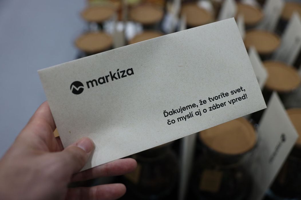 Poďakovanie produkčným tímom TV Markíza v rámci Týždňa pre budúcnosť