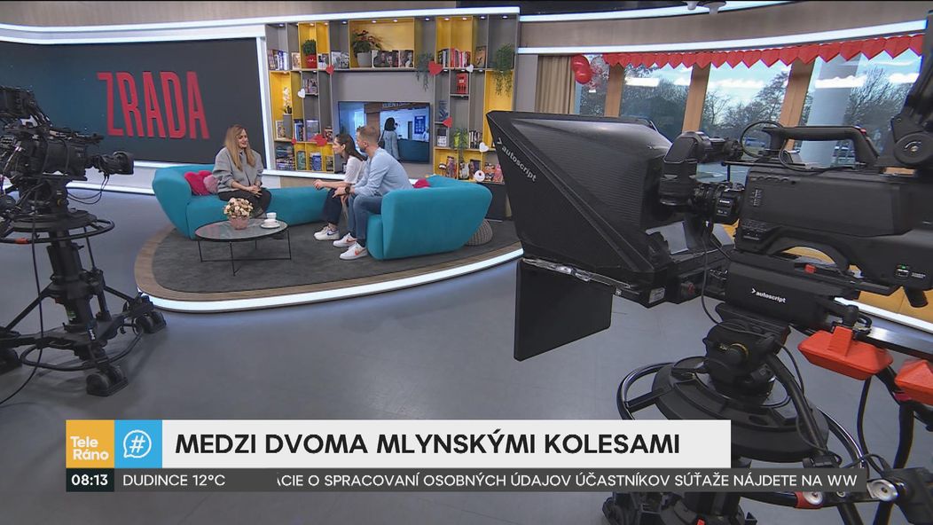 Zuzka Kubovčíková Šebová v Teleráne.