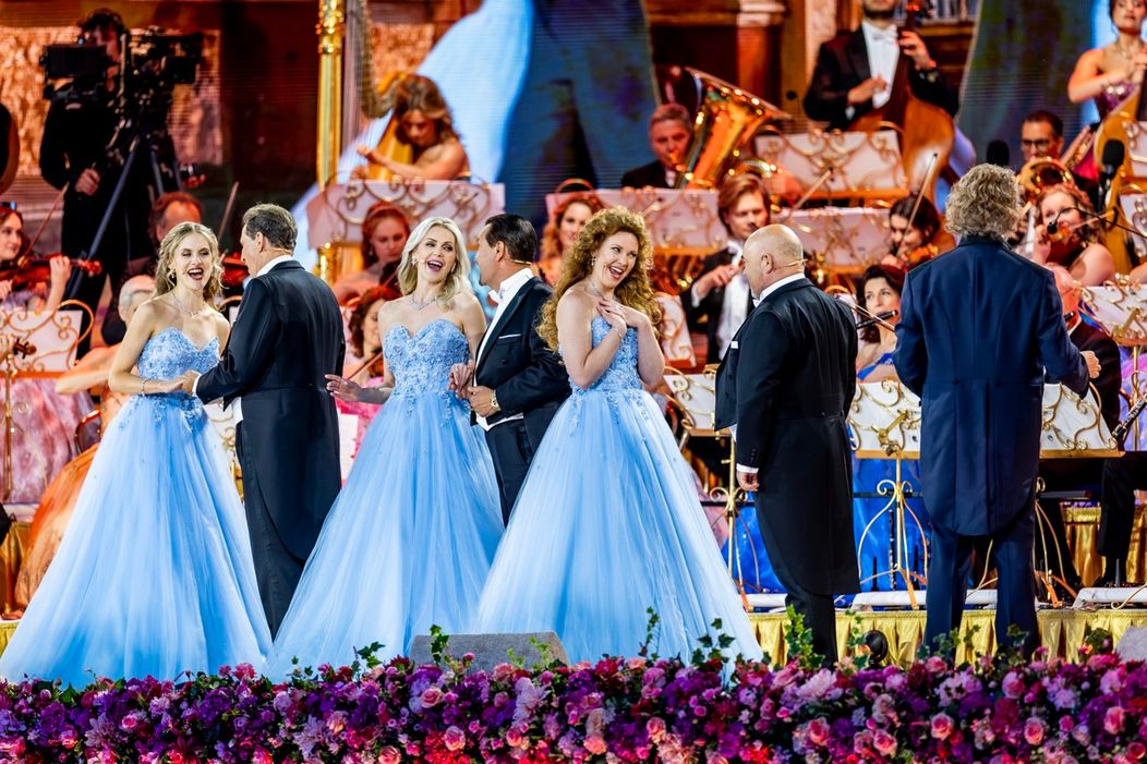 Koncert André Rieu na historickom námestí Vrijthof v holandskom Maastrichte.