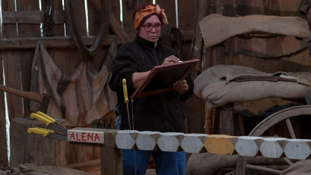 Alena počas duelu