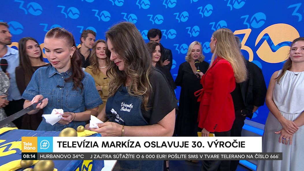 Televízia Markíza oslavuje 30. narodeniny