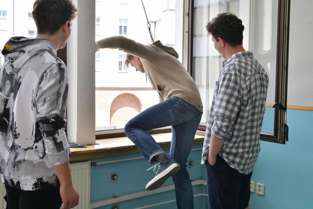 Kaskadérska scéna v Pánovi profesorovi