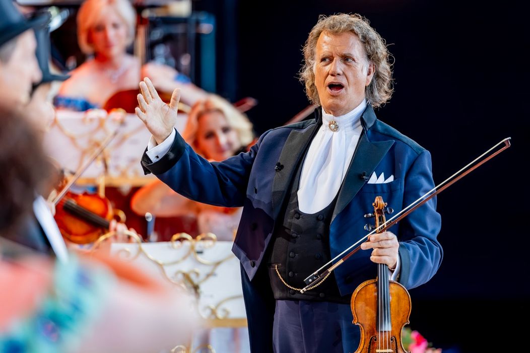 Koncert André Rieu na historickom námestí Vrijthof v holandskom Maastrichte.