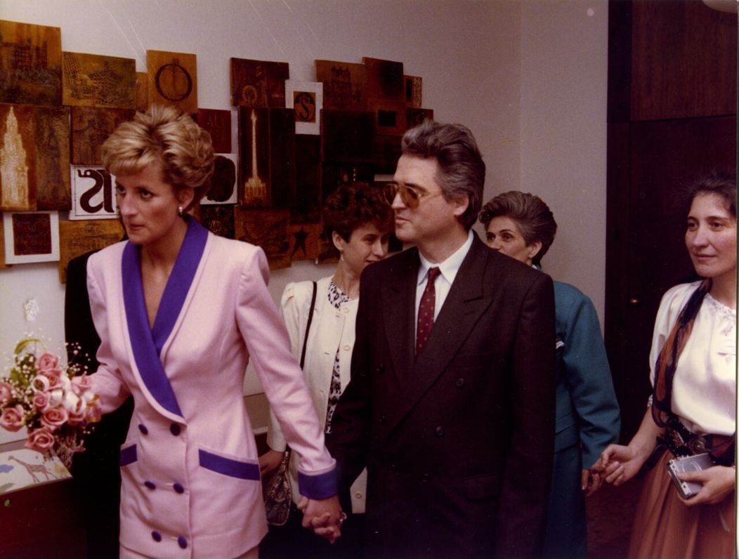 Princezná Diana v Bratislave v roku 1991