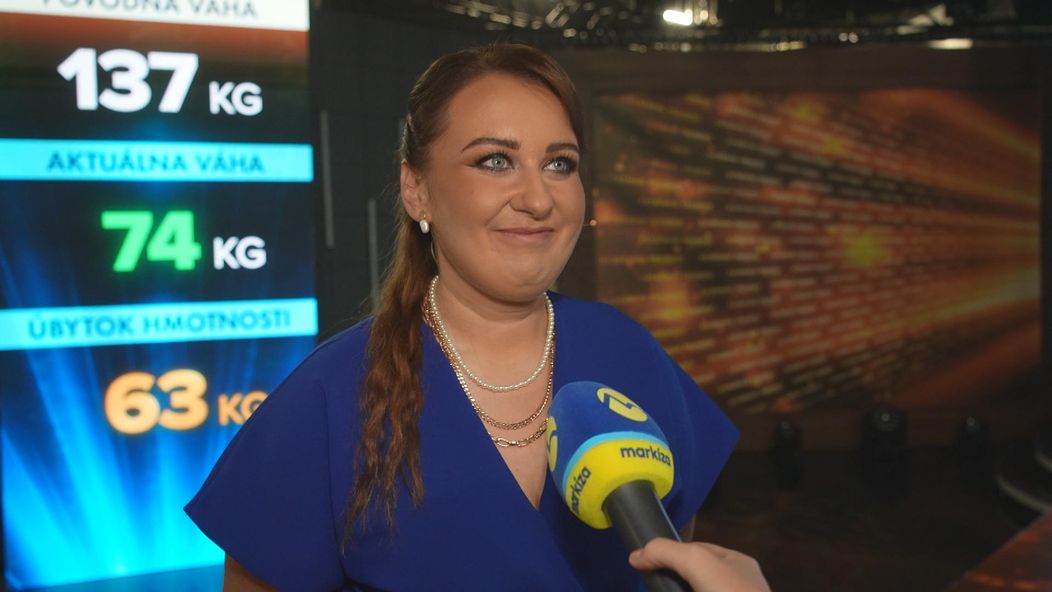 Barbora Záhorcová počas galavečera Extrémnych premien.