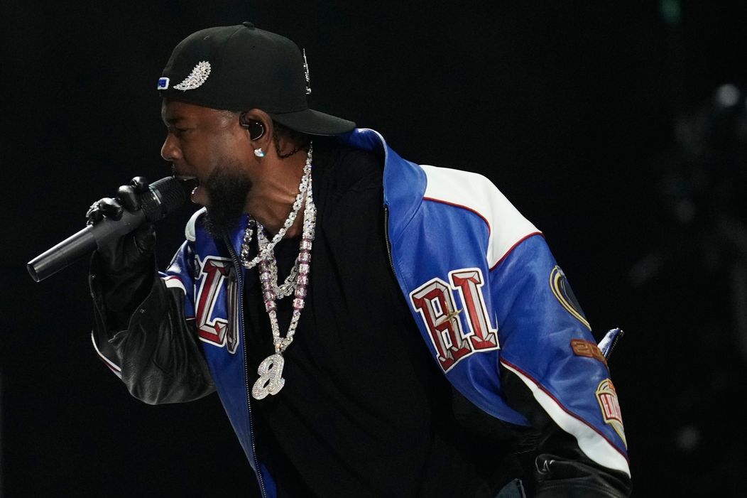 Kendrick Lamar počas Halftime Show