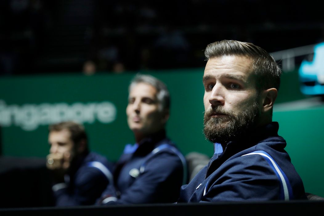 Dominiku Cibulkovú vo finále MS WTA pozorne sleduje aj jej manžel Michal Navara.