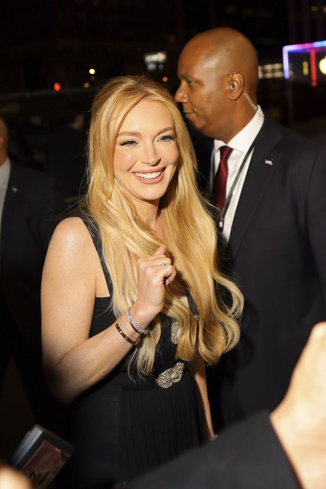 Lindsay Lohan na premiére nového filmu
