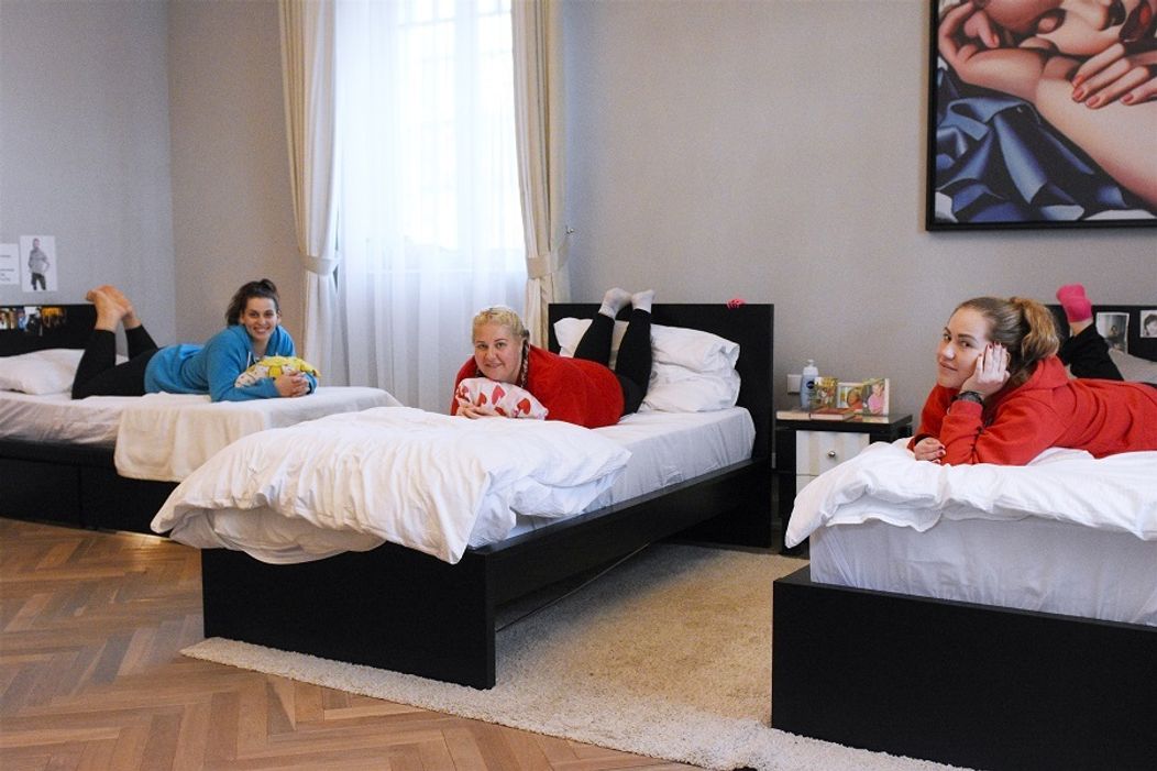 Nikola, Martina a Andrea spolu výborne vychádzajú, hoci sú z iných tímov