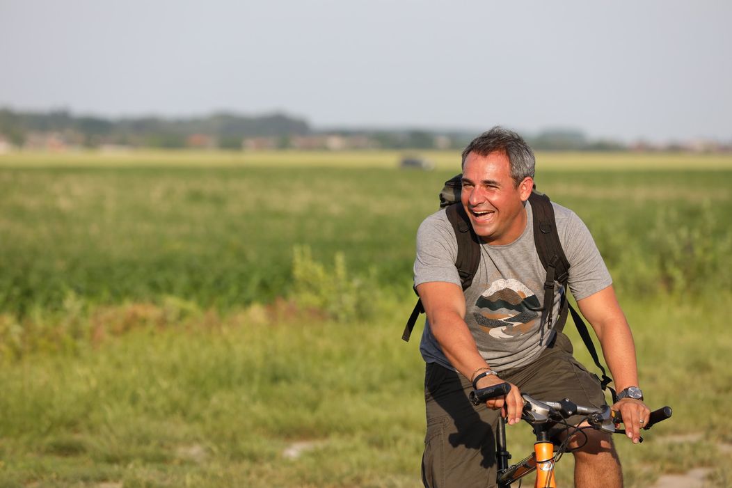 Nakrúcanie bicyklového výletu v Oteckoch