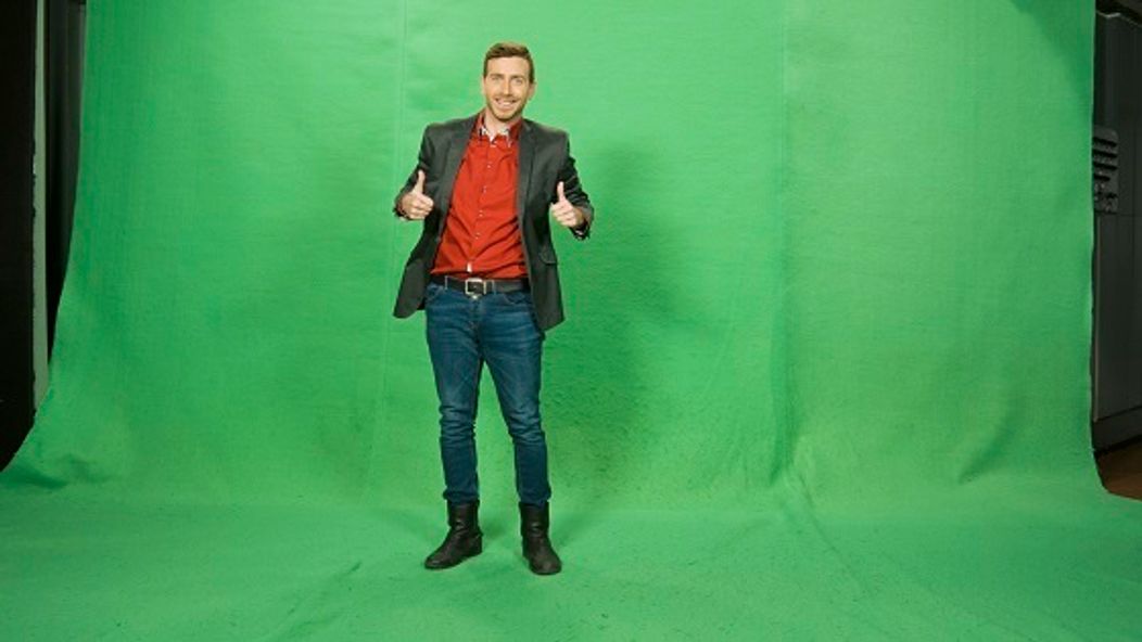 Števo Martinovič na fotení