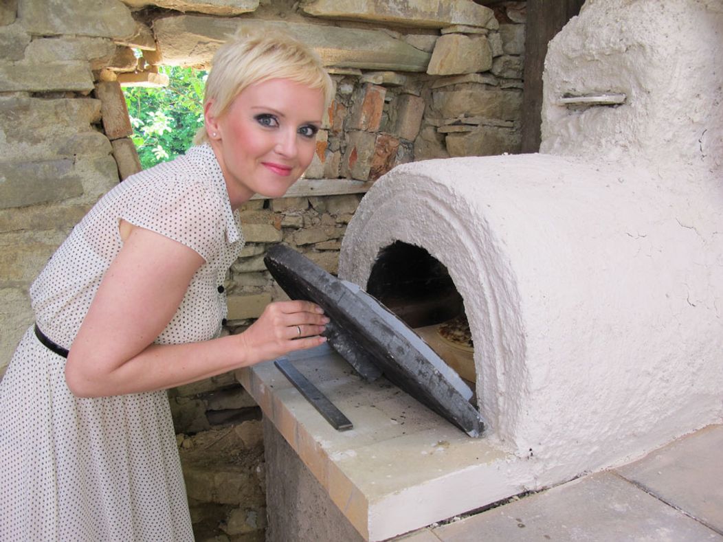 Kveta Horváthová v roku 2011 na prvej Farme