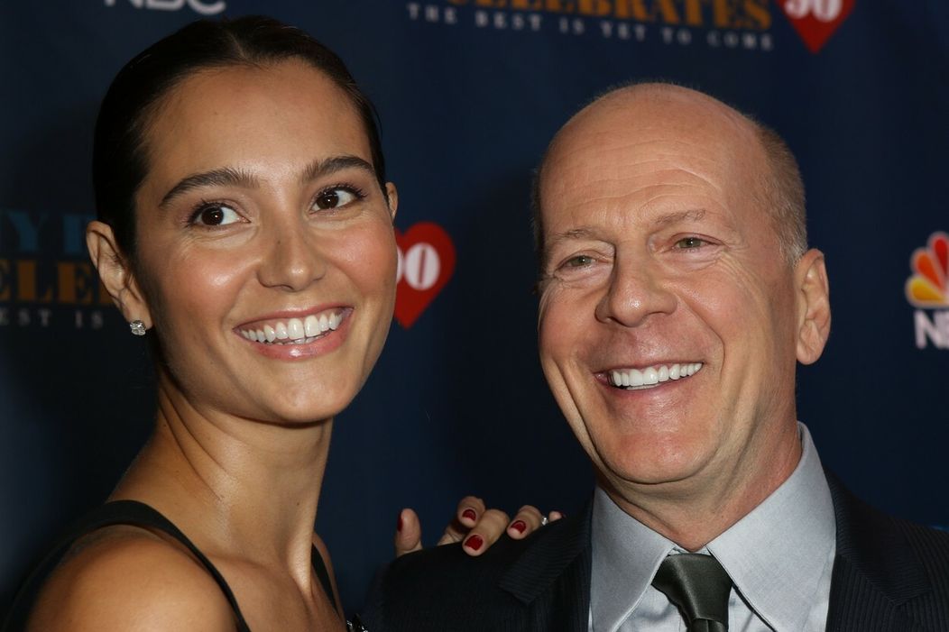 Bruce Willis s manželkou Emmou.