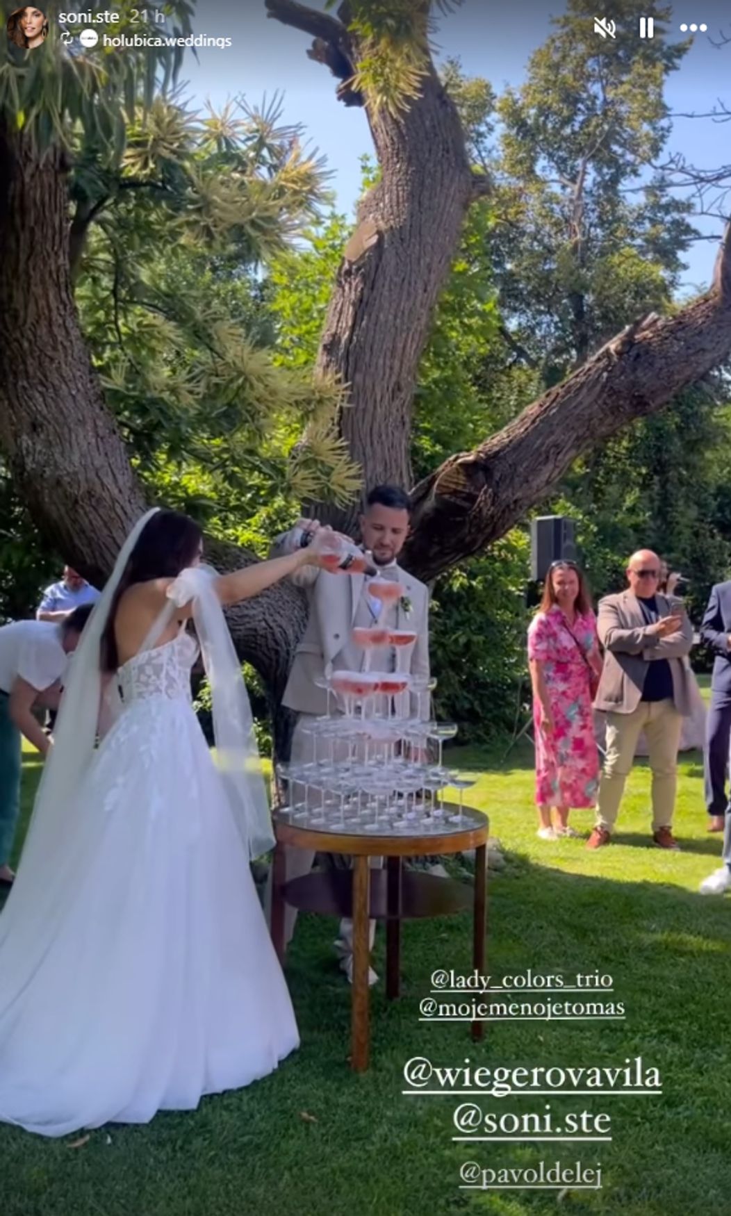 Vydarená svadba Sone Štefkovej