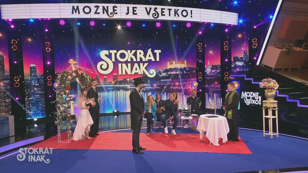 Jablonský a Dubayová v svadobnom v šou Možné je všetko!