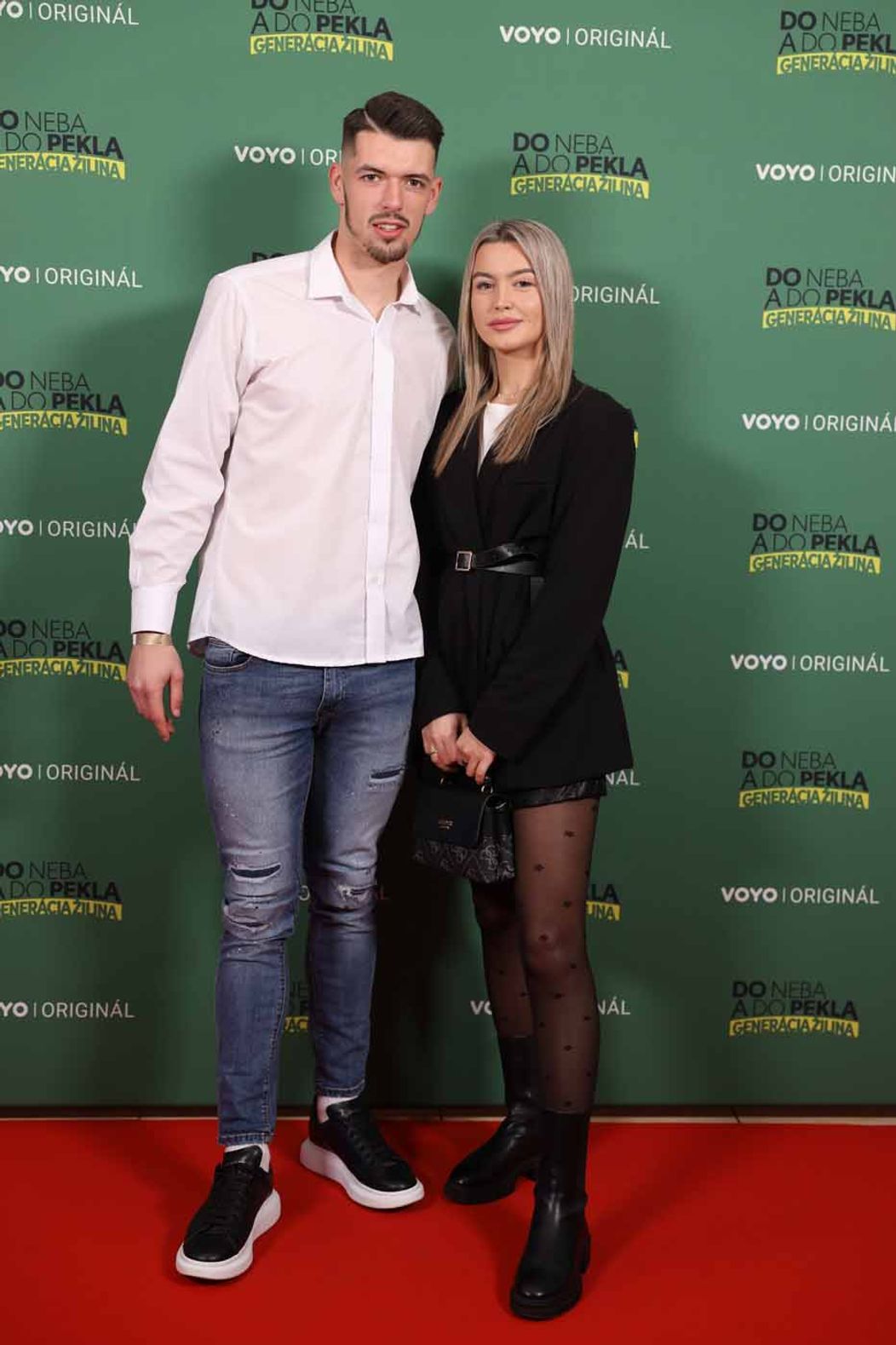 Ľubomír Belko s priateľkou