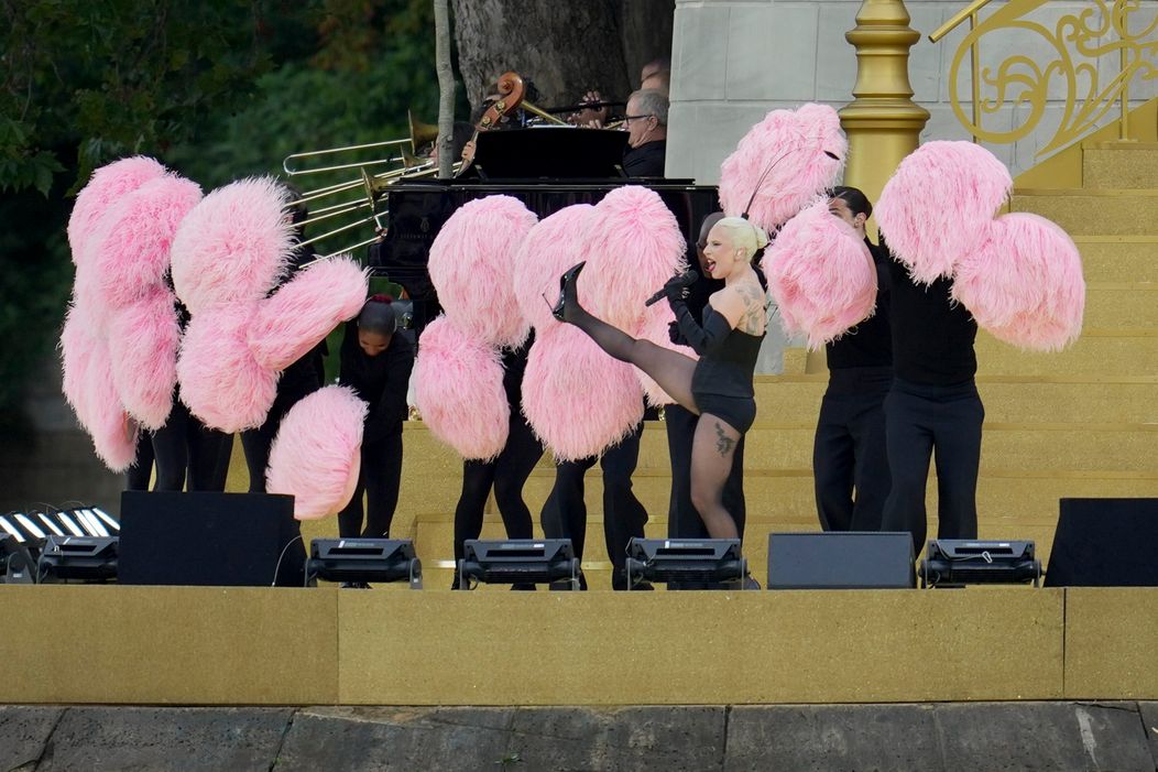 Lady Gaga na otváracom ceremoniáli na letných olympských hrách v Paríži