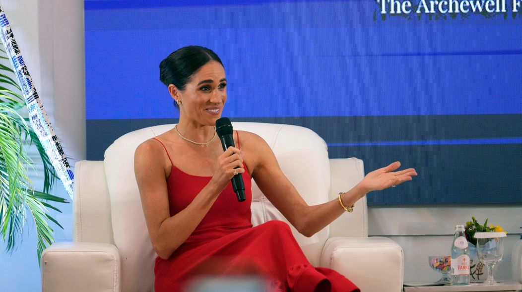 Meghan Markle na turné v Nigérii