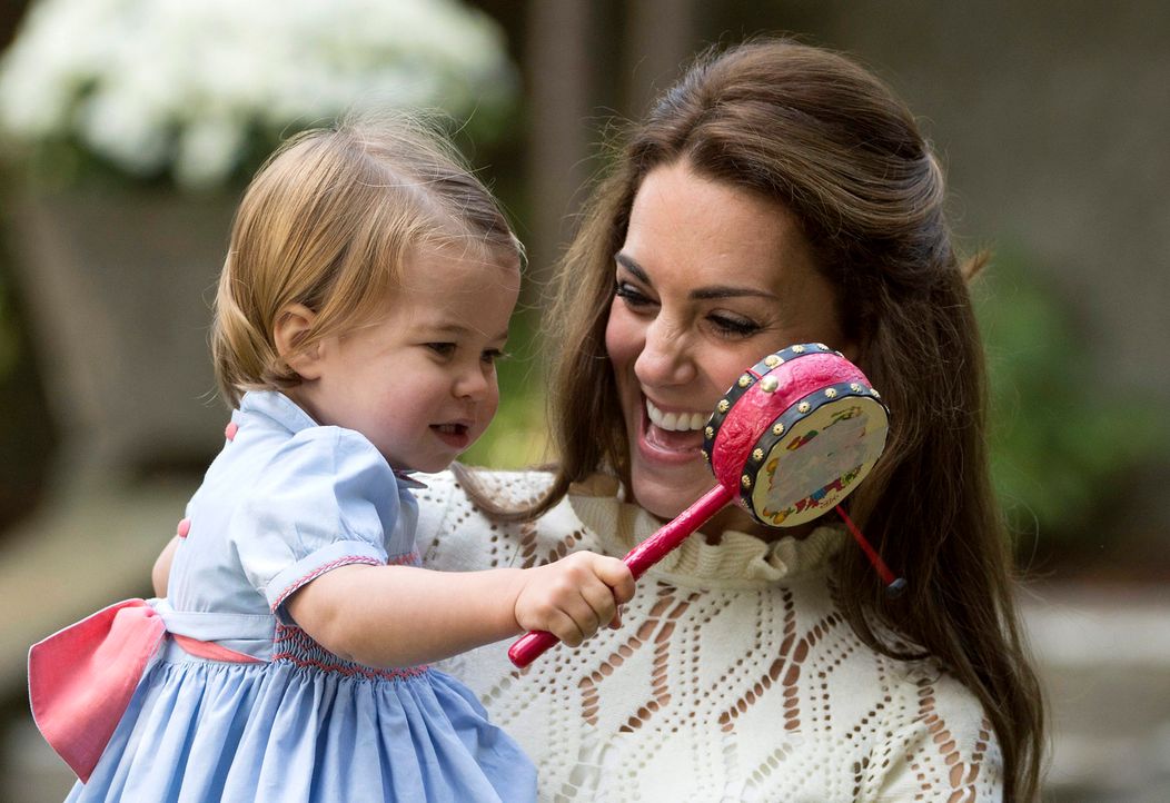 Princezná Charlotte v areáli vidieckeho sídla rodiny Anmer Hall v Norfolku v apríli 2017.