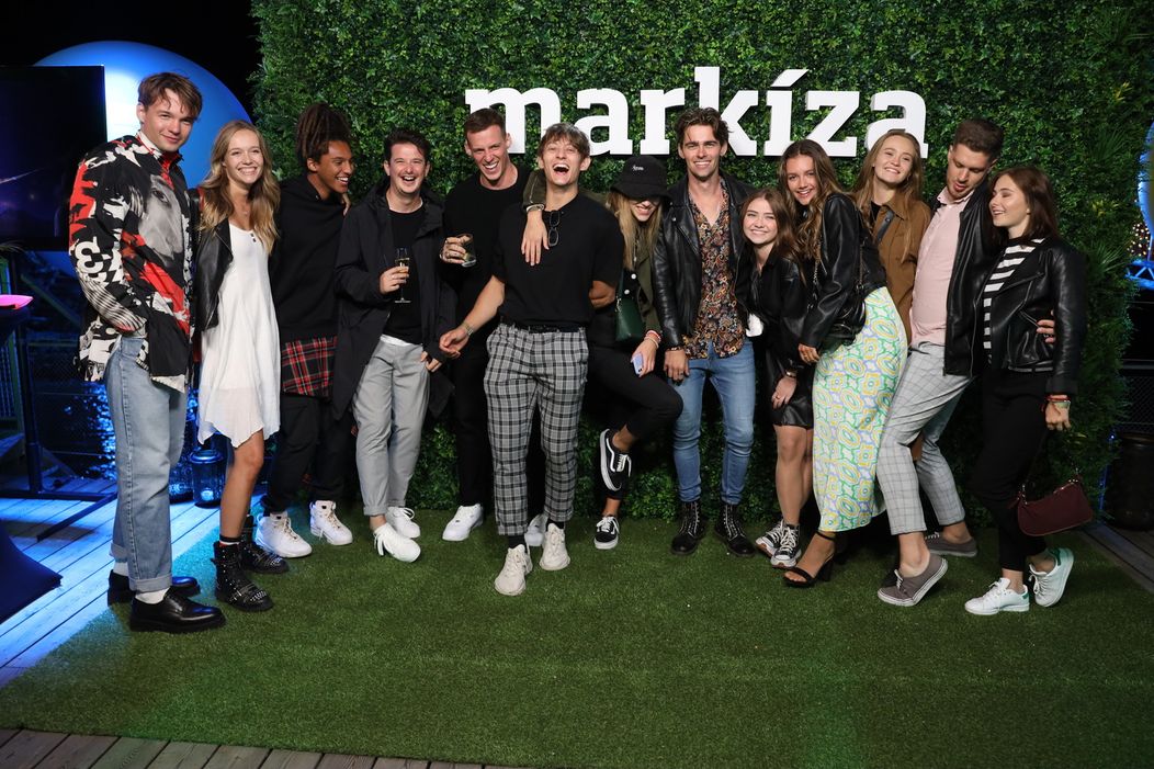 Herci z Pána profesora na markizáckej media párty