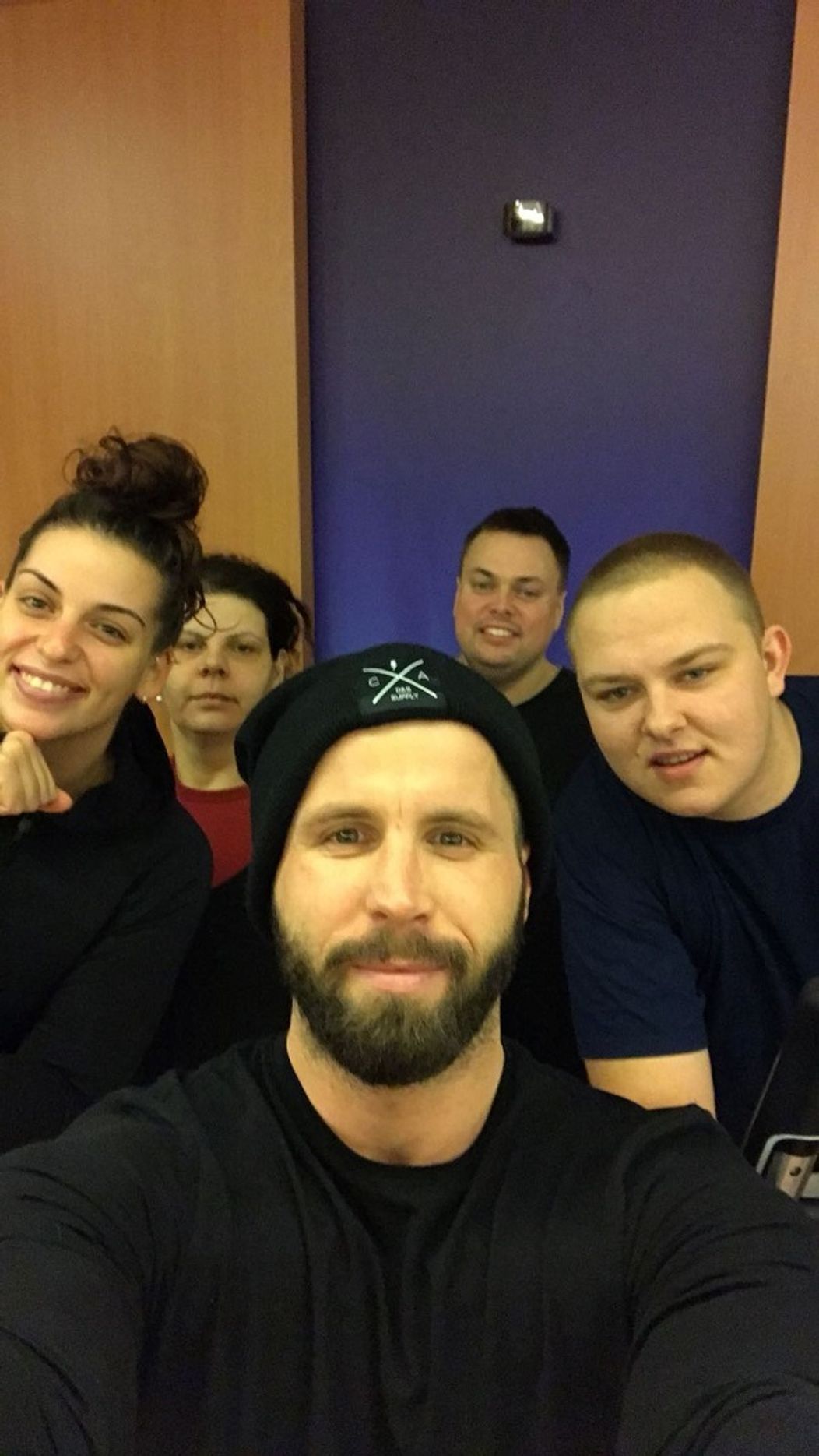 Selfie z telocvične