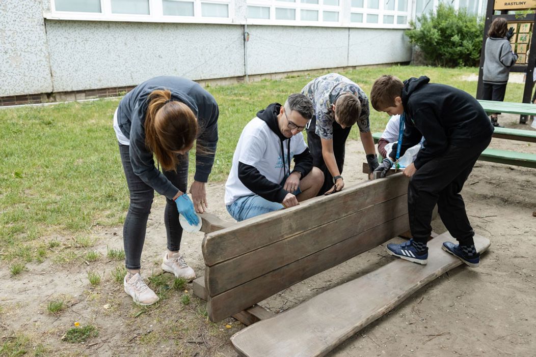 Týždeň pre budúcnosť: Markíza na dobrovoľníckej akcii Naše mesto na ZŠ v Stupave
