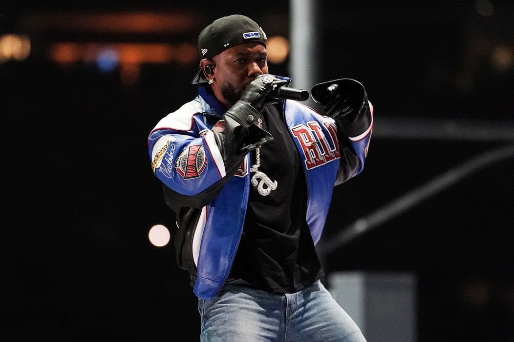 Kendrick Lamar počas Halftime Show