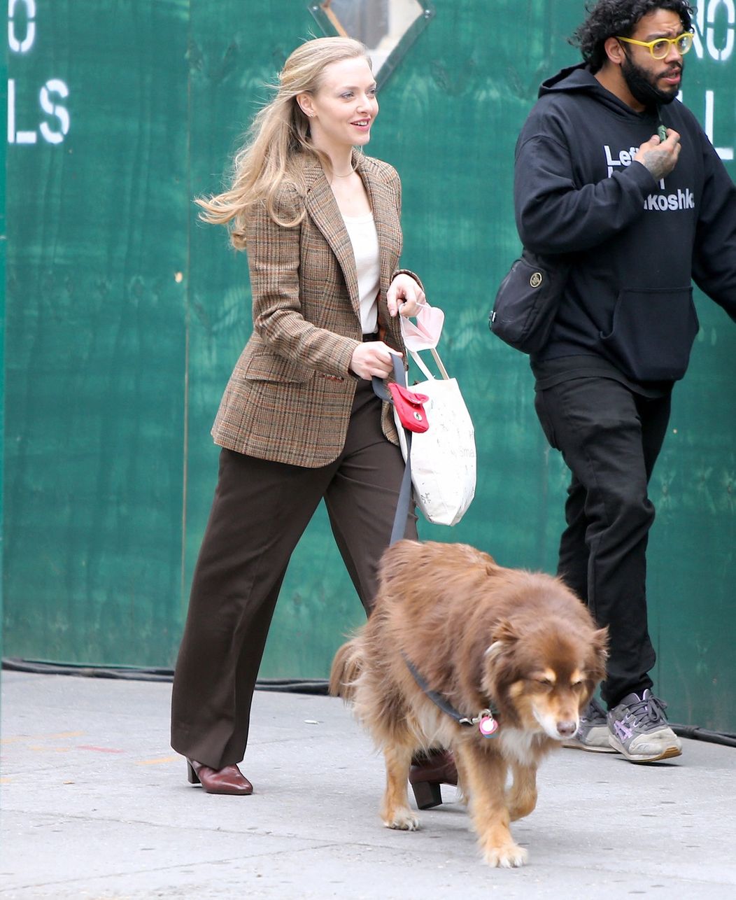 Amanda Seyfried s milovaným spoločníkom, psíkom Finnom. 