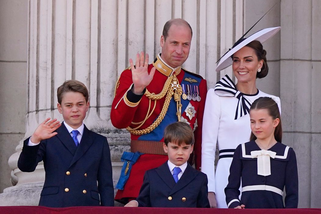 Princ a princezná z Walesu na Trooping the Colour