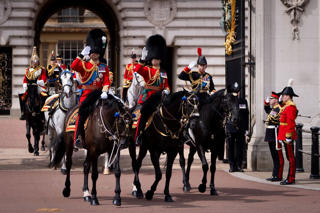 Kráľovská rodina na Trooping the Colour 2026.