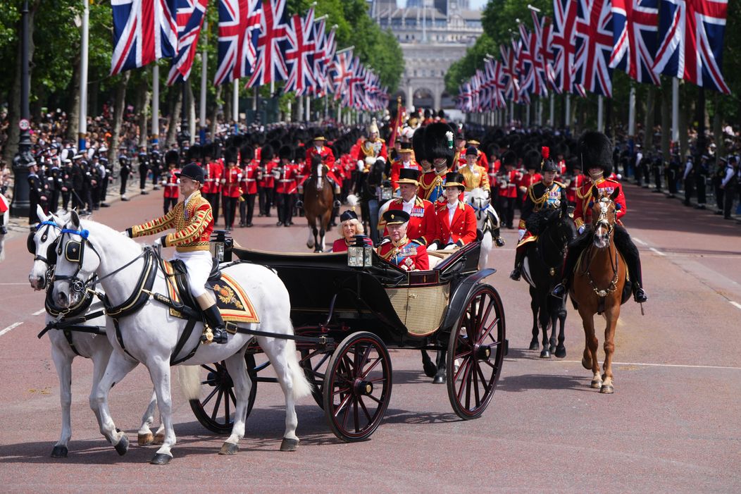 Kráľovská rodina na Trooping the Colour 2026.