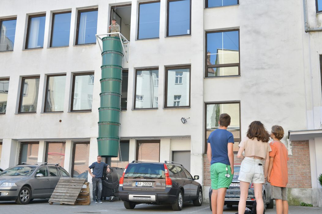 Kaskadérska scéna v Pánovi profesorovi