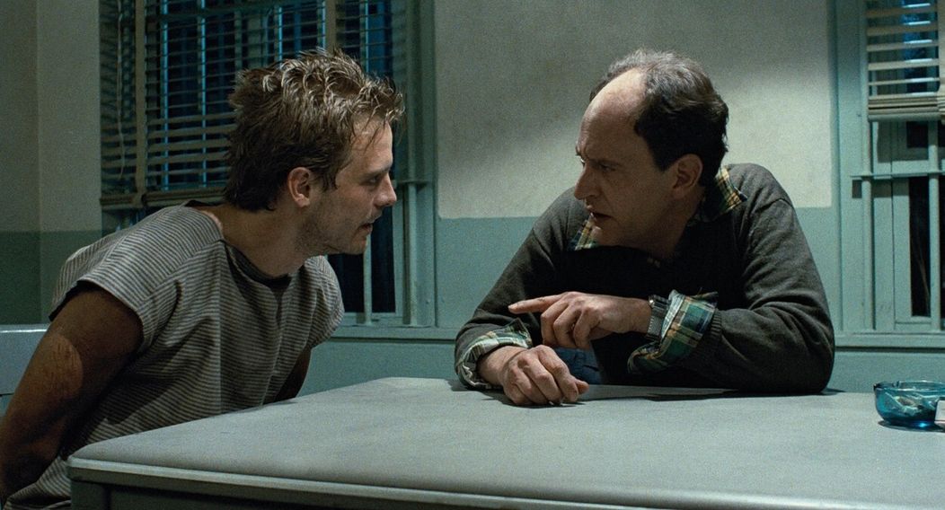 Michael Biehn a Earl Boen vo filme Terminátor.