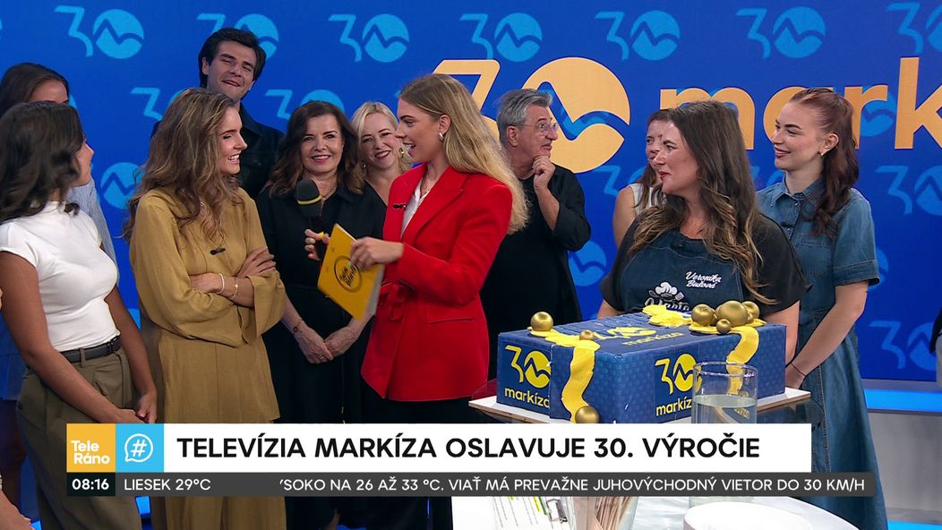 Televízia Markíza oslavuje 30. narodeniny