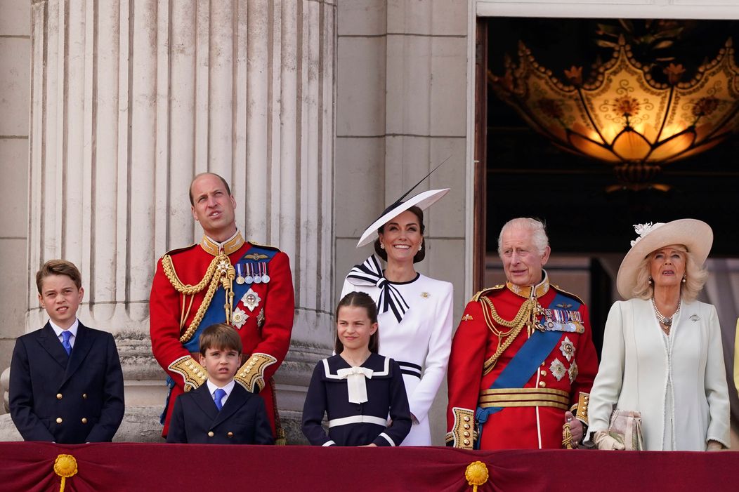 Princ a princezná z Walesu na Trooping the Colour