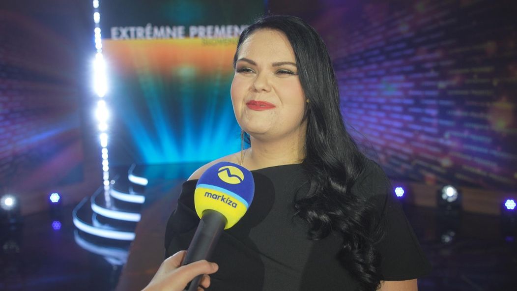 Dominika Kubičková počas galavečera.