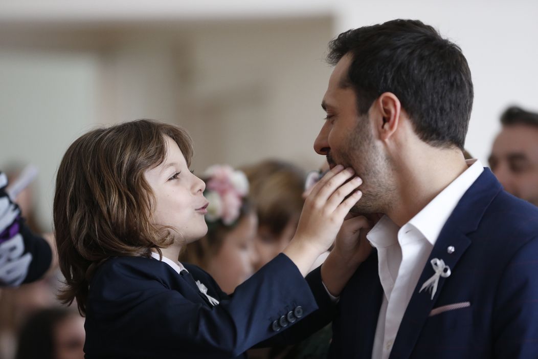 Max a Alex na svadbe Jara a Lindy