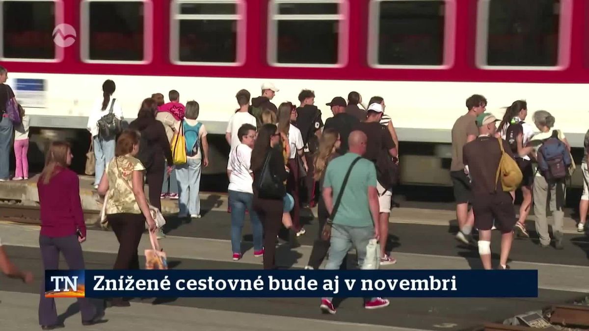 Znížené cestovné bude aj v novembri | TV Markíza