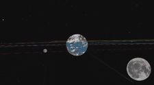 Medzi Zemou a Mesiacom preletel asteroid